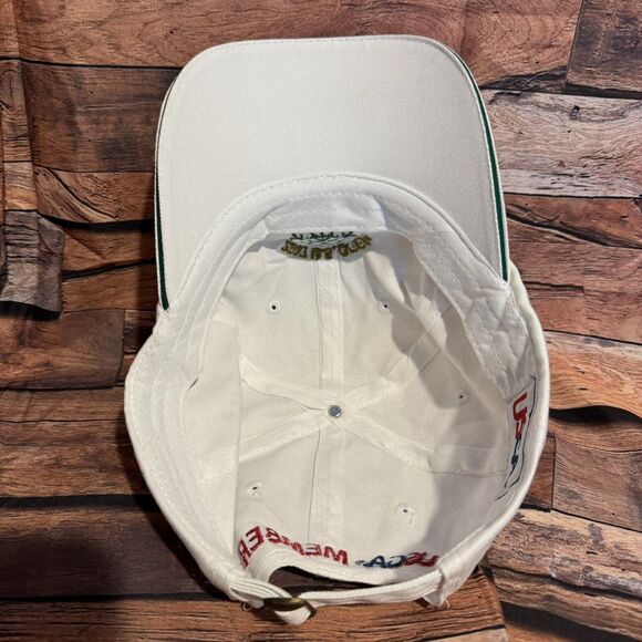 2017 U.S. Open Erin Hills Golf Cap Hat White Adjustable USGA Member Clover Logo - Picture 5 of 7